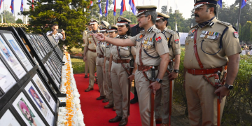 POLICE COMMEMORATION DAY OBSERVED AT PAP HQs; DGP GAURAV YADAV PAYS GLOWING TRIBUTES TO POLICE MARTYRS